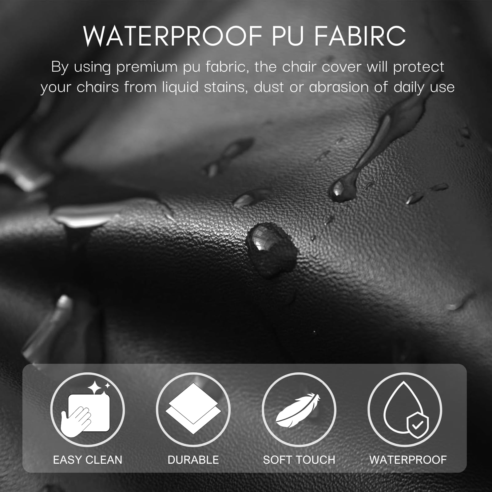 SearchI close-up of PU leather texture highlighting wipe-clean durability