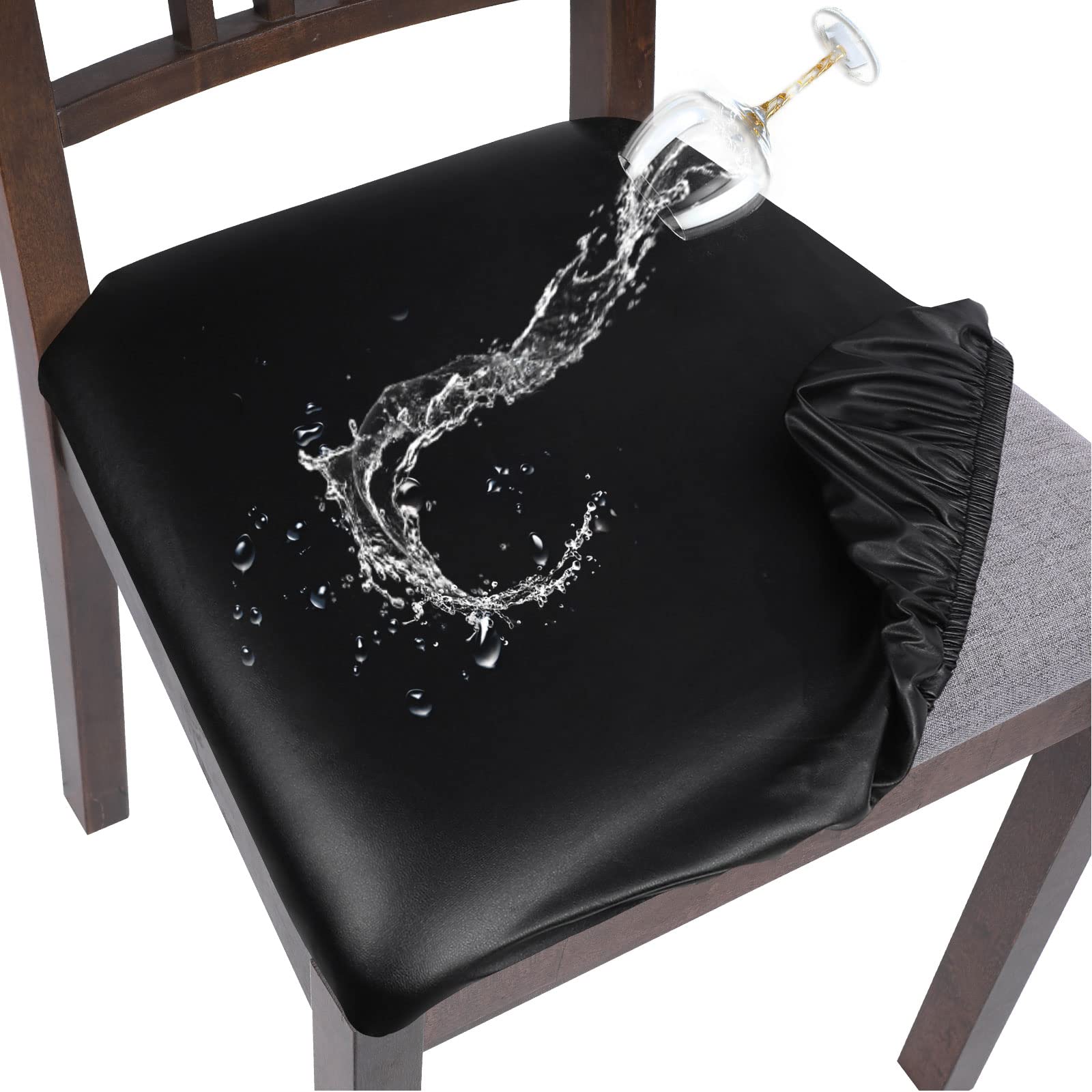 SearchI front view of black seat cover showing sleek renewal and protection