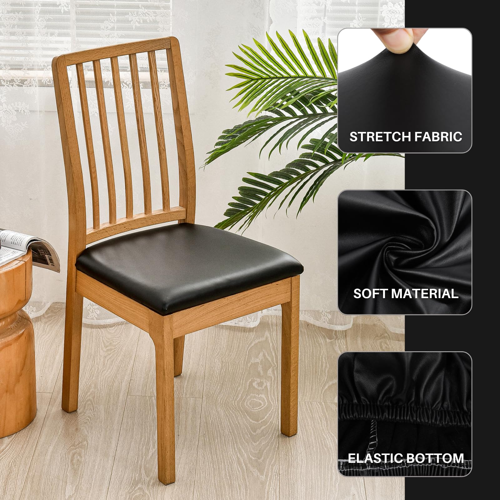 SearchI elastic bottom detail showing secure non-slip fit and stability