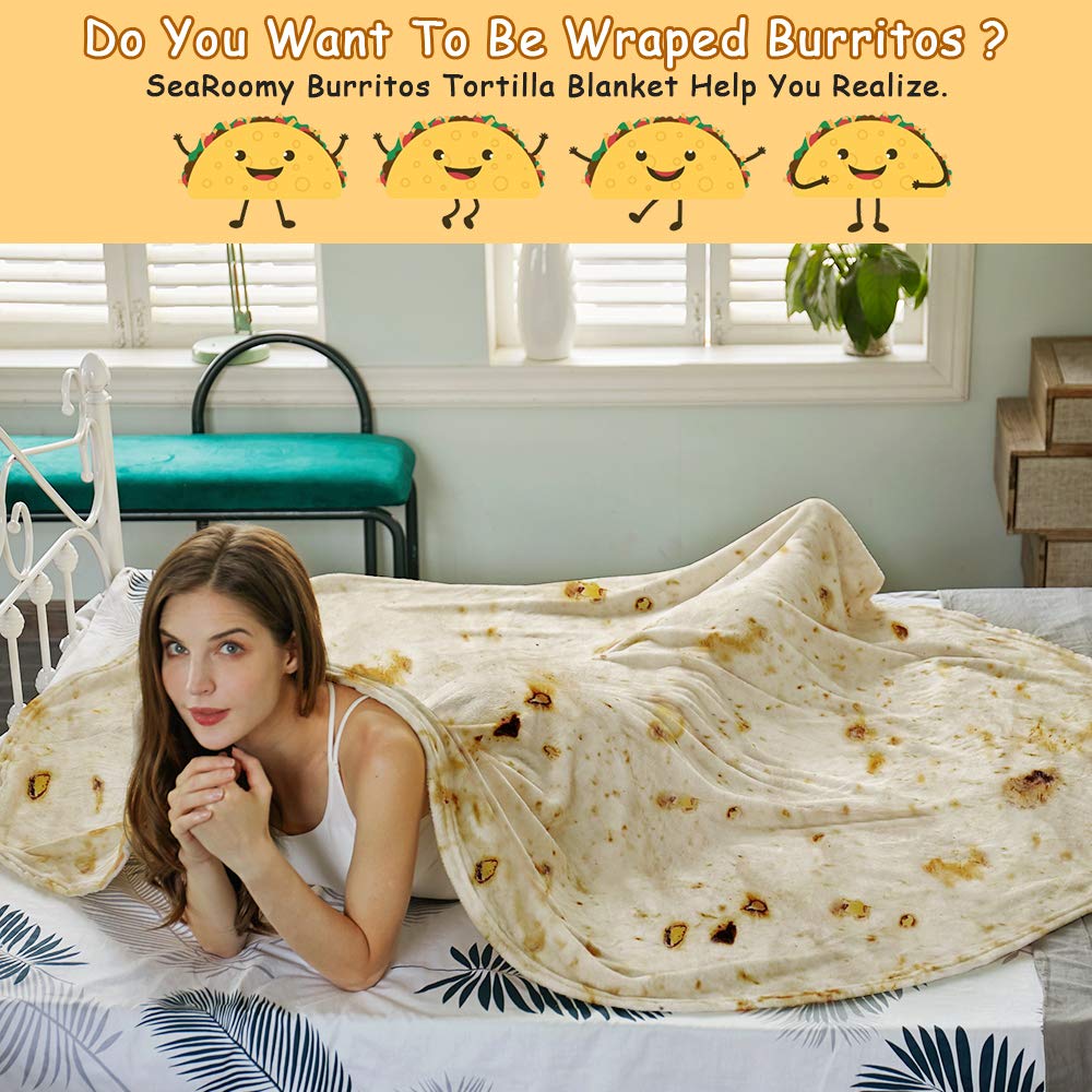 SeaRoomy folded blanket in neat packaging for easy gifting