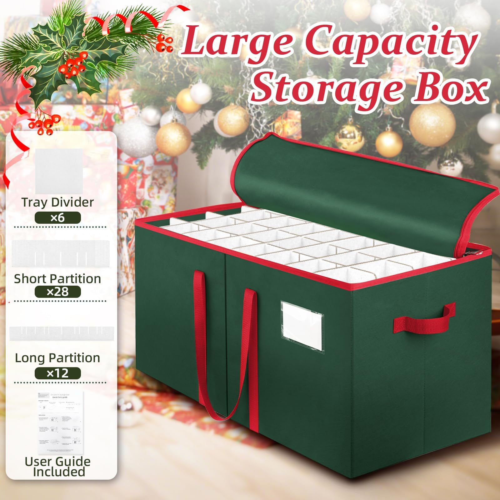 SeasonBliss close-up of adjustable dividers for custom compartments