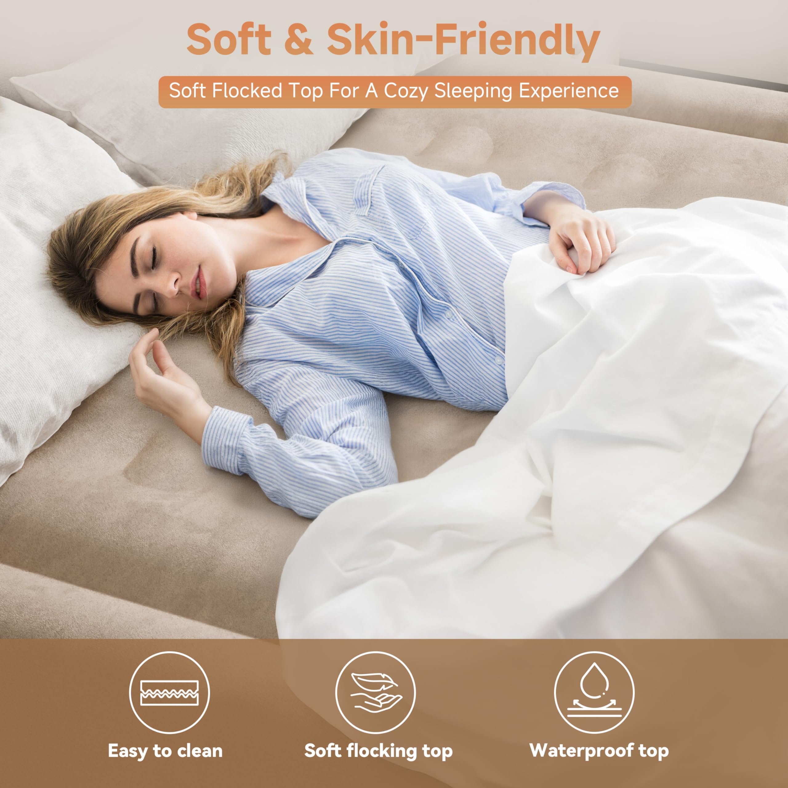 Sebor mattress folded inside storage bag for compact transport and tidy storage