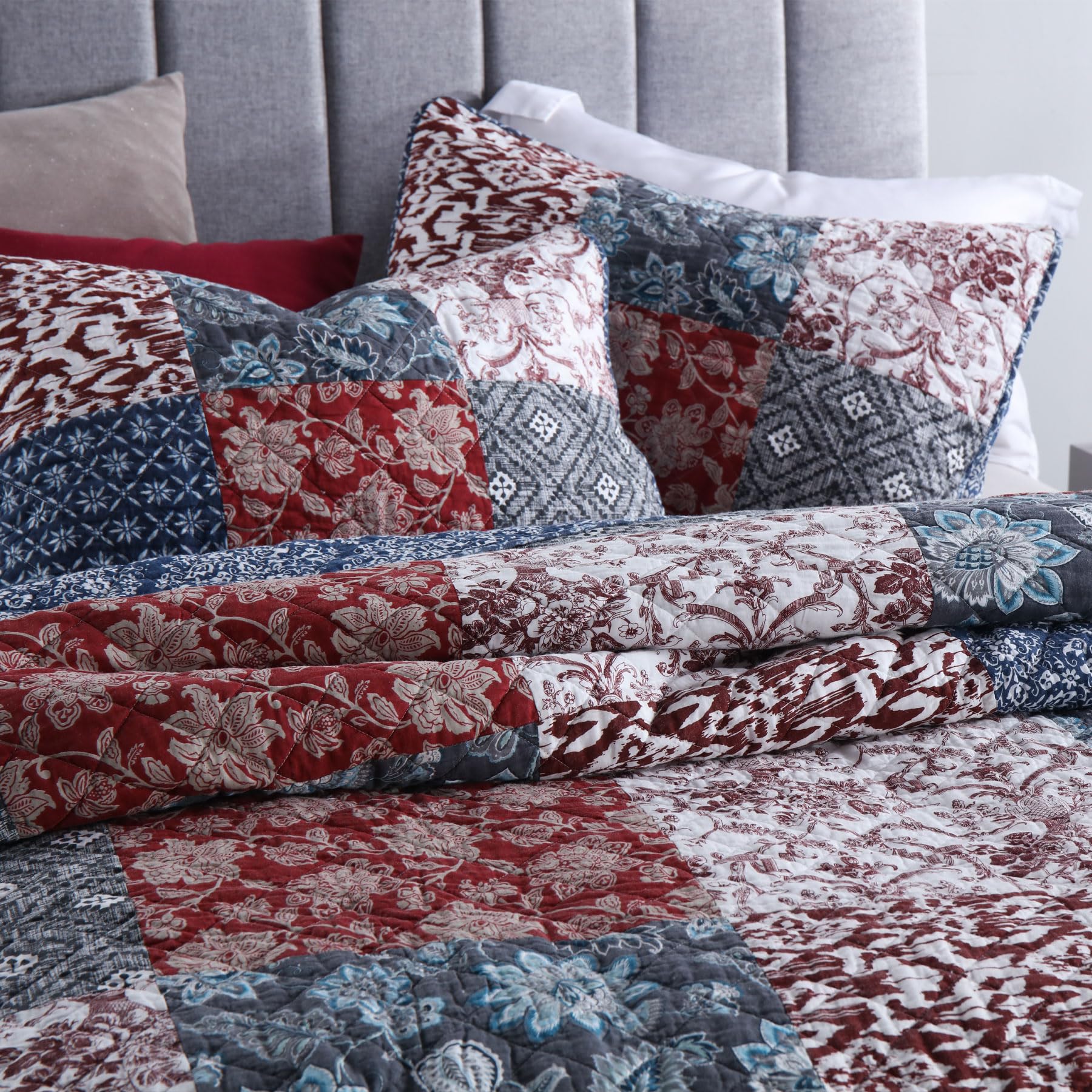 Secgo close-up of quilting stitches highlighting durable construction and comfort