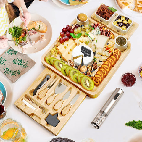 Secura charcuterie styled on table illustrating impressive presentation benefit