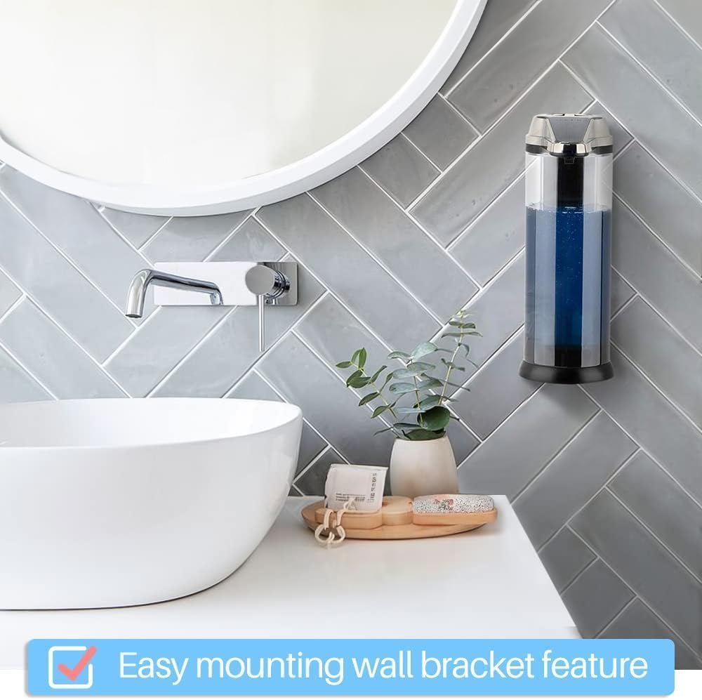 Secura mounted on a bathroom wall offering space-saving, neat installation