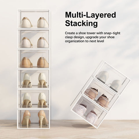 SEE SPRING stacked side profile illustrating stable vertical storage advantage