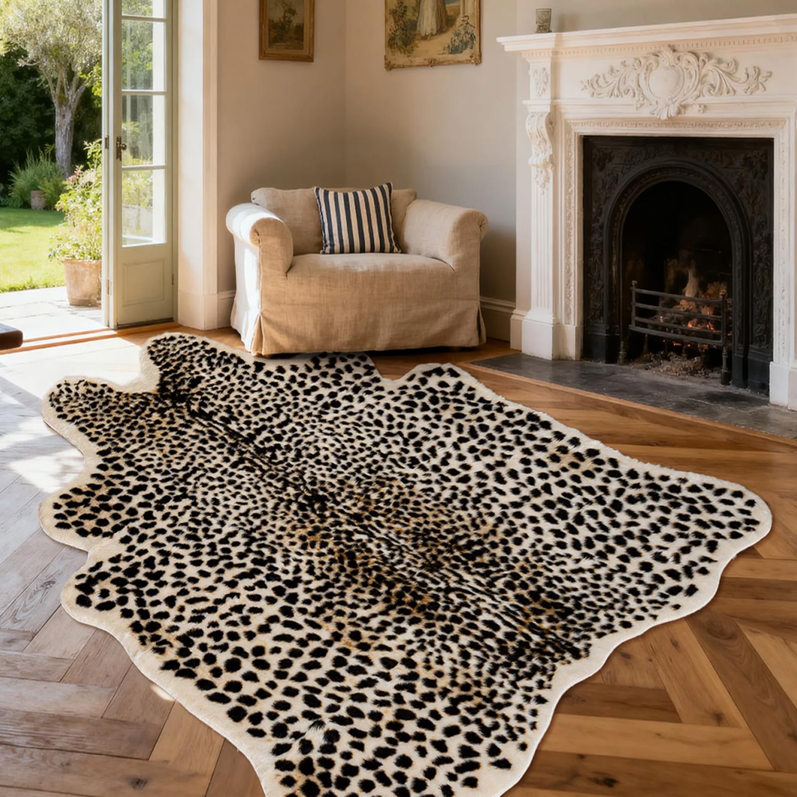 Seek4comfortable front view showing full leopard print and bold styling benefit