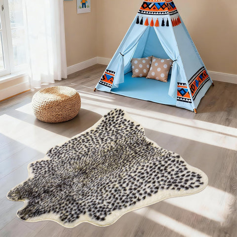 Seek4comfortable rug folded to show flexibility and easy handling for placement