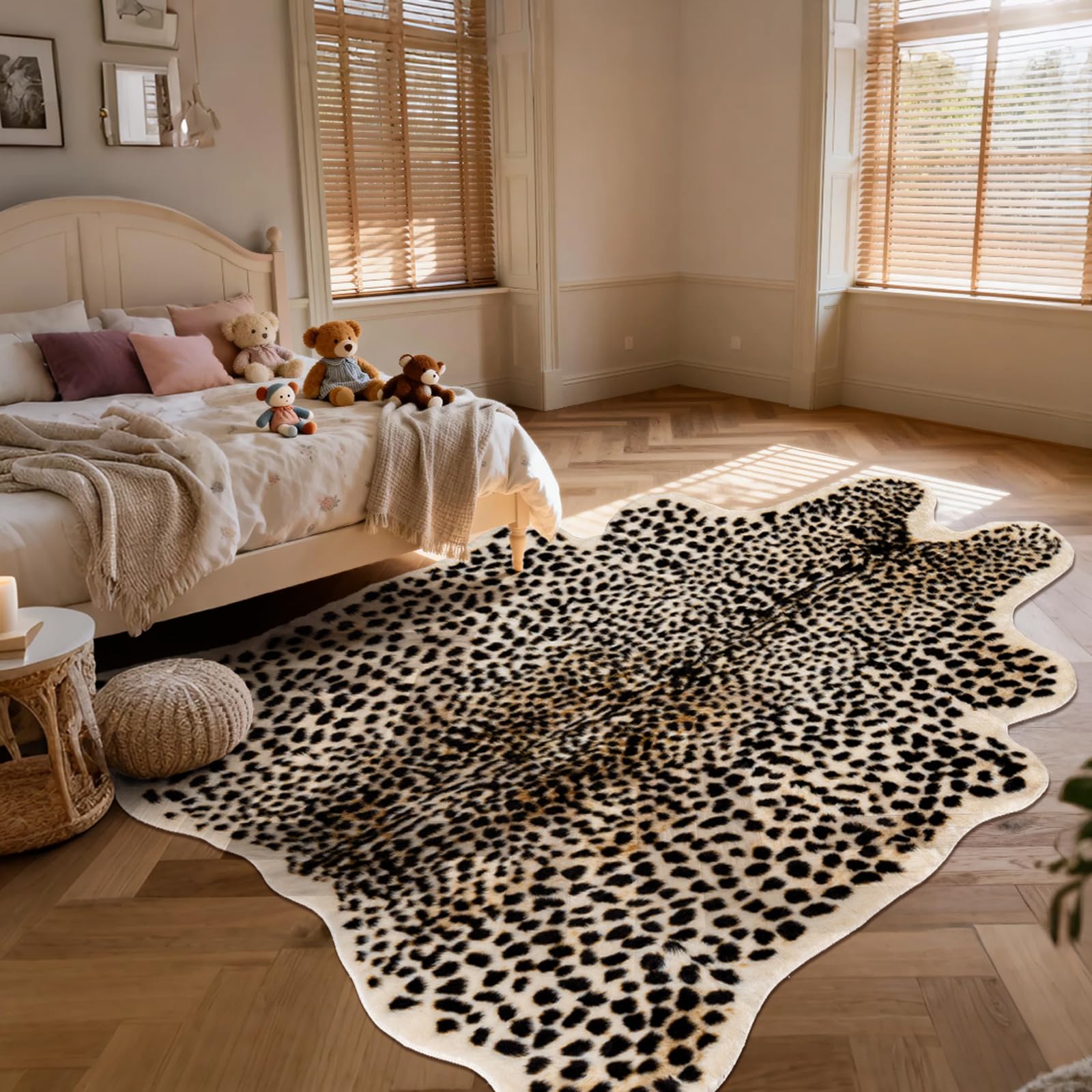 Seek4comfortable suede backing visible for slip resistance and floor protection benefit