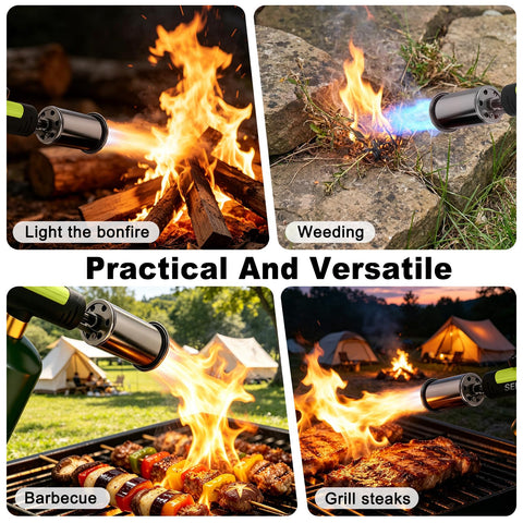 SEESE torch aluminum body texture emphasizing sturdy construction and long-lasting use
