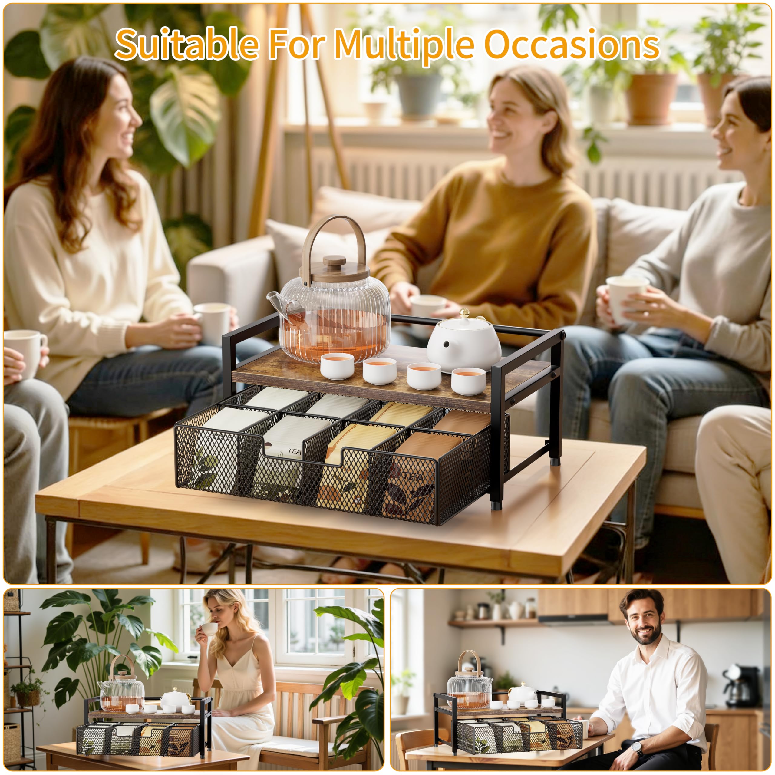 Segtenant on kitchen counter with mugs showing practical everyday beverage station