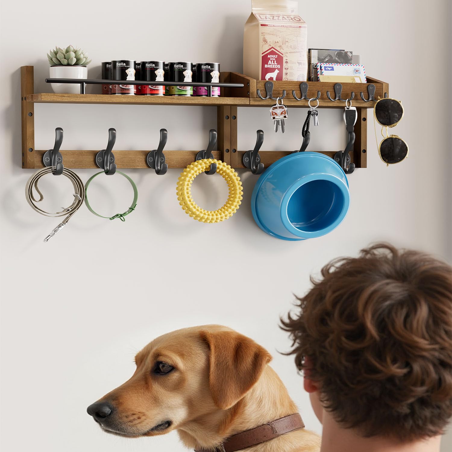 Segtenant styled in entryway with decor illustrating aesthetic enhancement