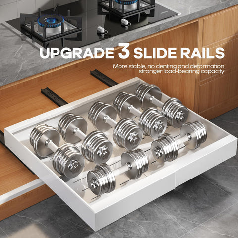 Seinloes installed in a wide cabinet providing easy access benefit