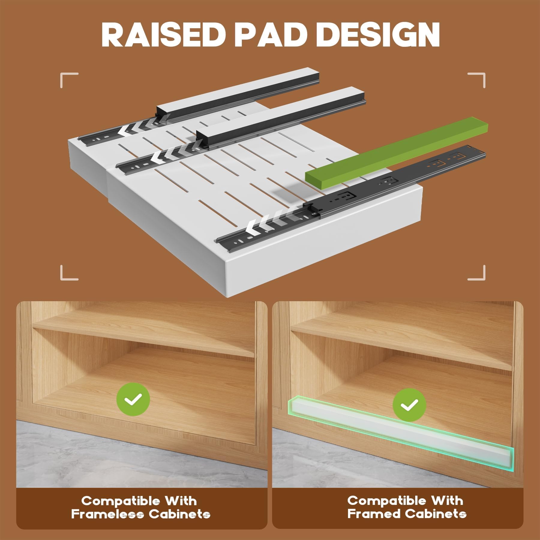 Seinloes organizer with pots showing capacity and space-saving benefit
