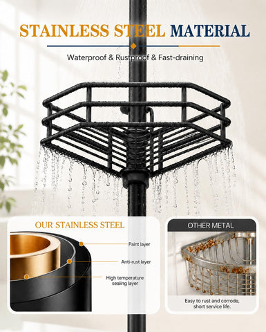 SEIRIONE basket drainage detail enabling quick drying and cleaner storage