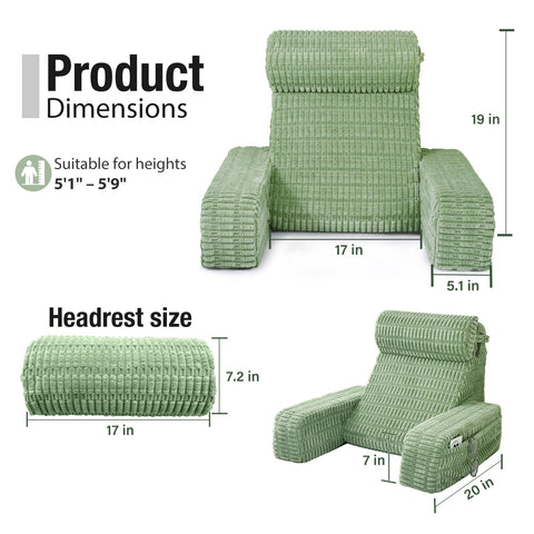 Selectico armrest structure closeup showing built-in stability and steady arm support