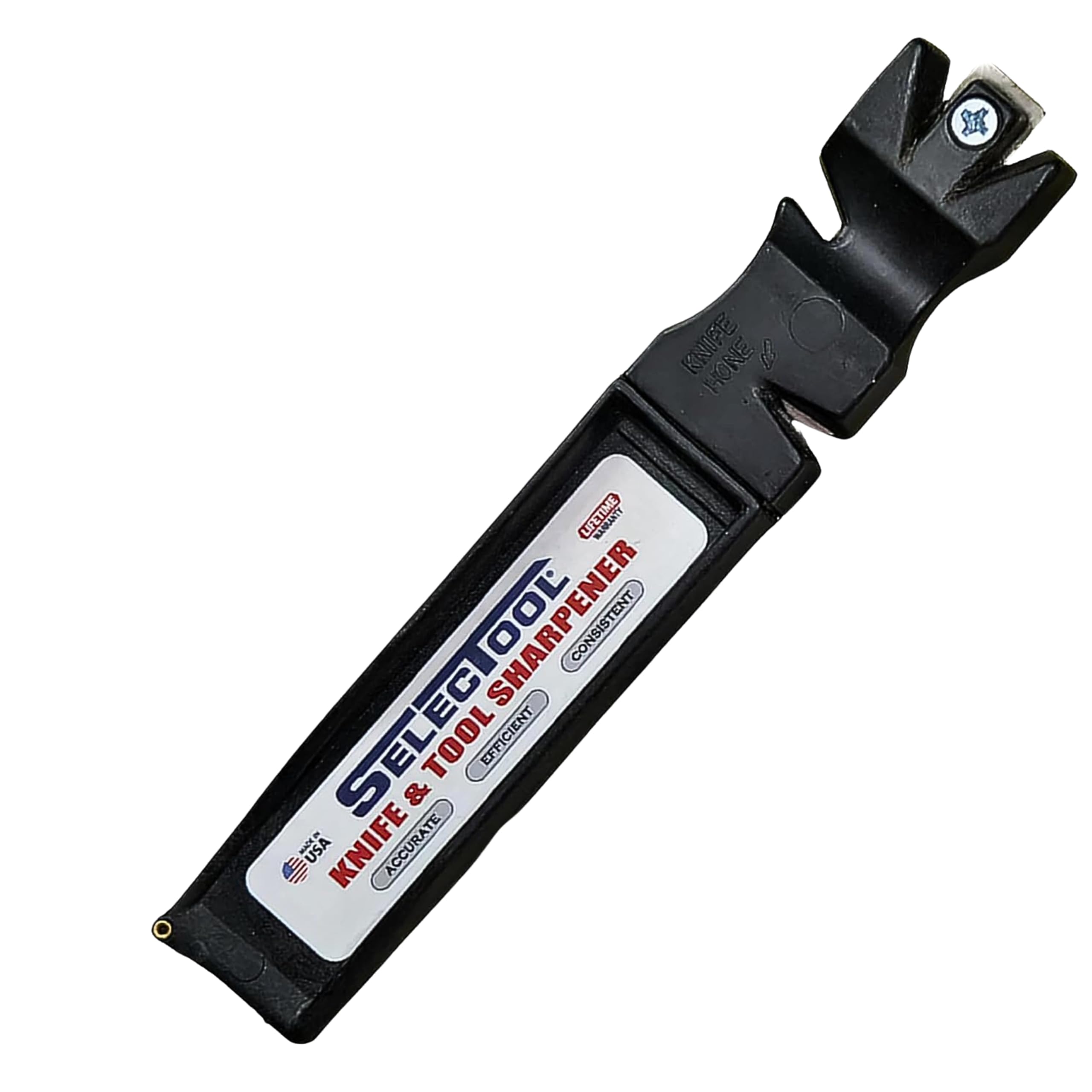 SELECTOOL front view showing compact design and easy grip benefit