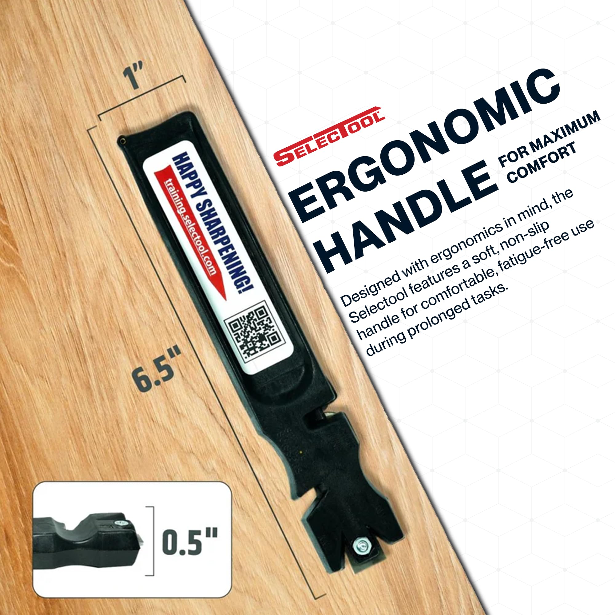 SELECTOOL used on a pocket knife outdoors for field-ready blades