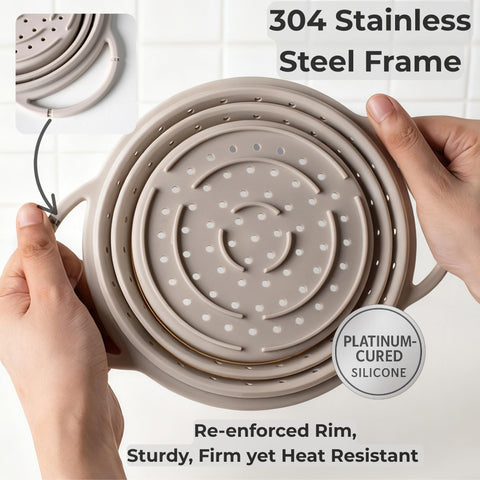 SelectShen close-up of stainless steel rim for added strength and stability
