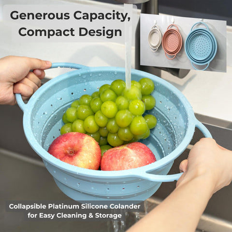 SelectShen hanging on kitchen hook for convenient vertical storage
