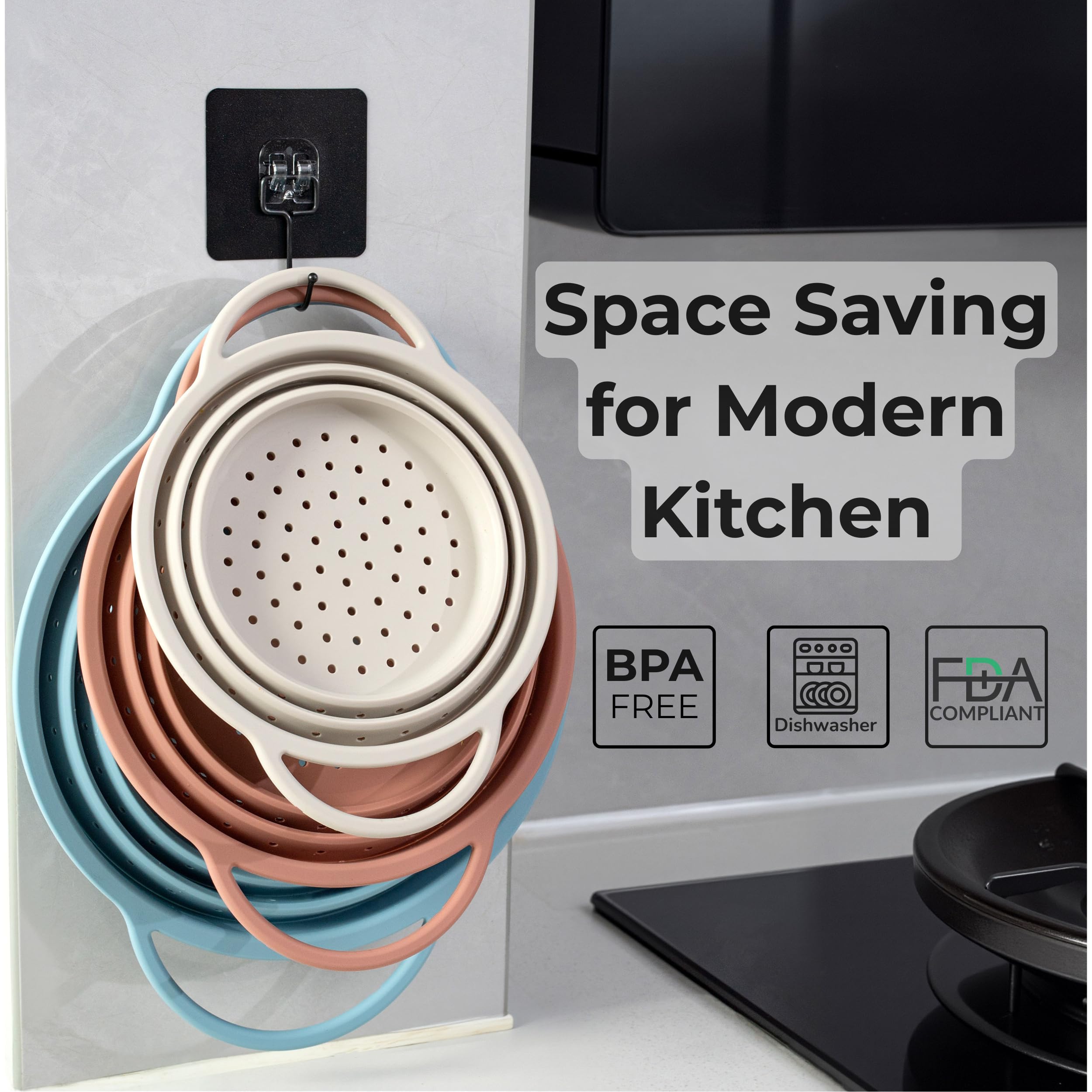 SelectShen set on kitchen counter illustrating modern, space-saving utility