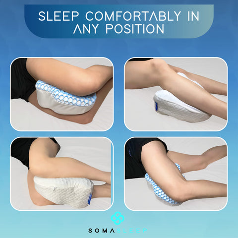 SelectSoma side profile highlighting contoured shape for improved leg alignment