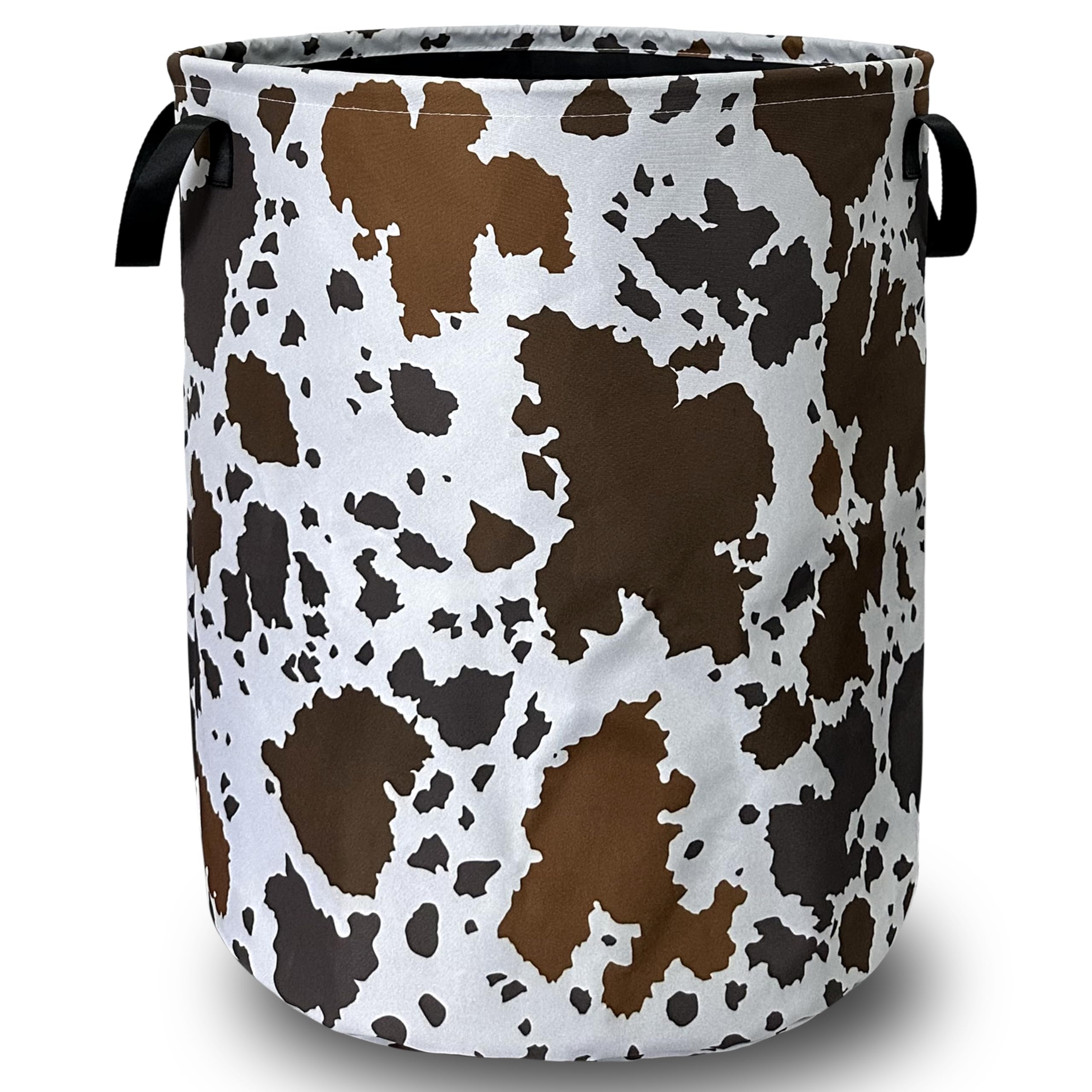 SELIONLIKN front view showing brown cows print and quick visual appeal