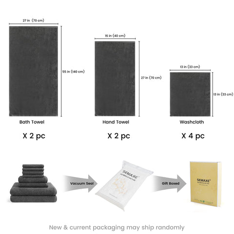 SEMAXE bath towel folded to highlight soft cotton texture and absorbency