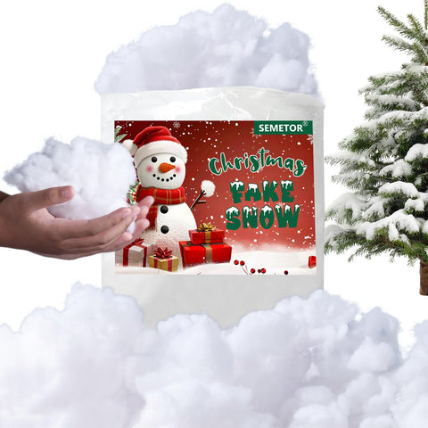 SEMETOR front packaging of 2LB snow cotton showing product label and size benefit