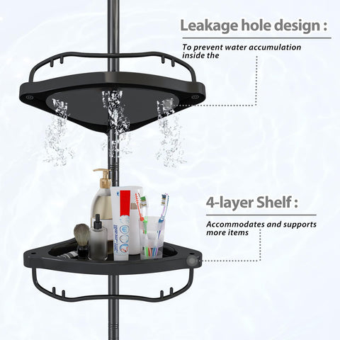 Sempicad pole tension detail showing stainless pole and rubber end cap for stable installation
