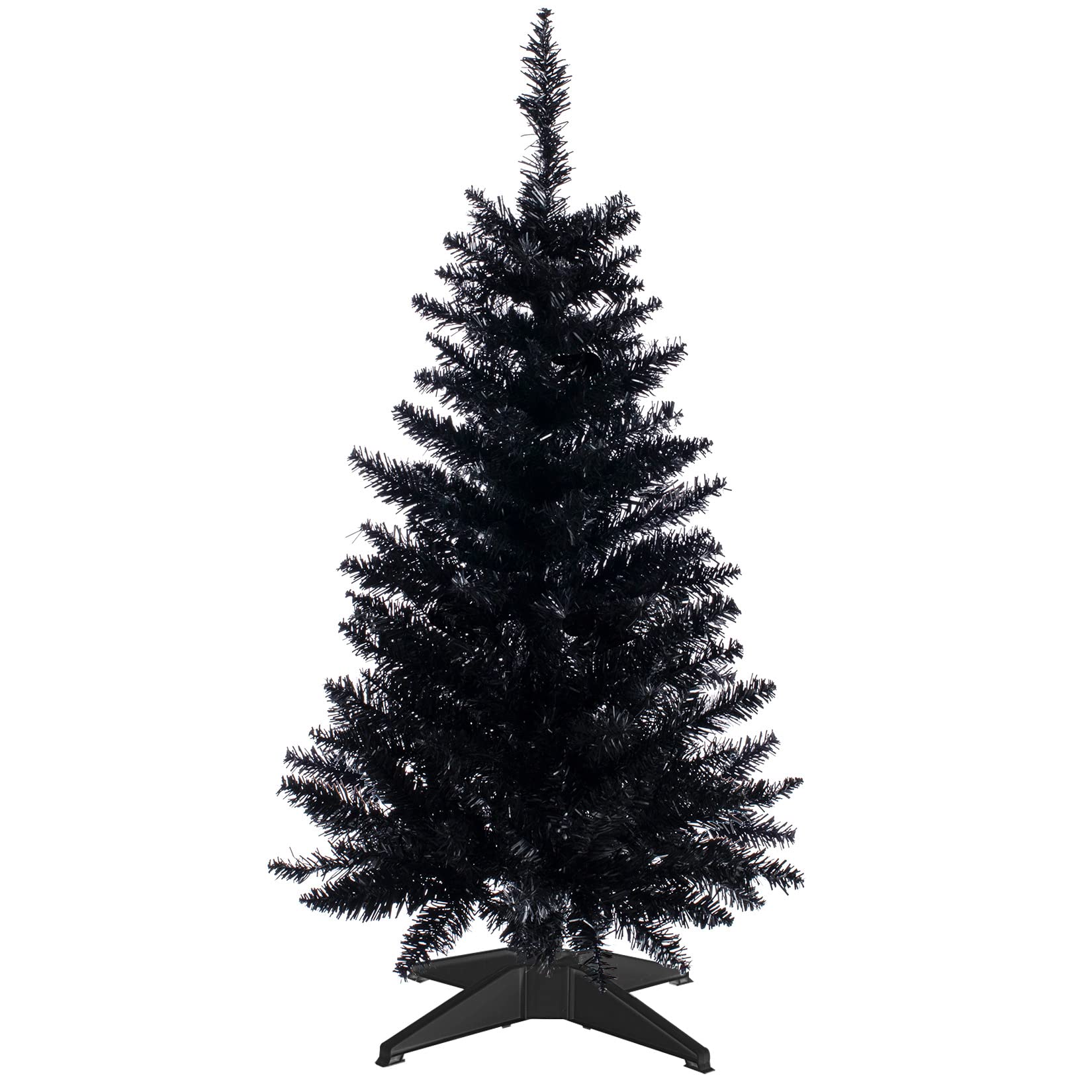 Senjie black tree front view showing full shape and instant decor benefit