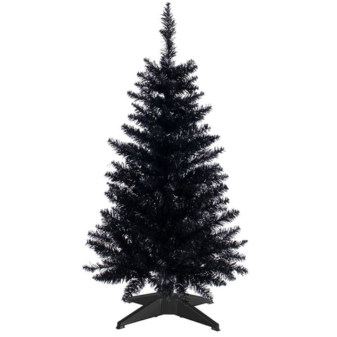 Senjie black tree front view showing full shape and instant decor benefit