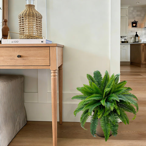 Senjie fern paired arrangement showing two bundles creating a fuller display
