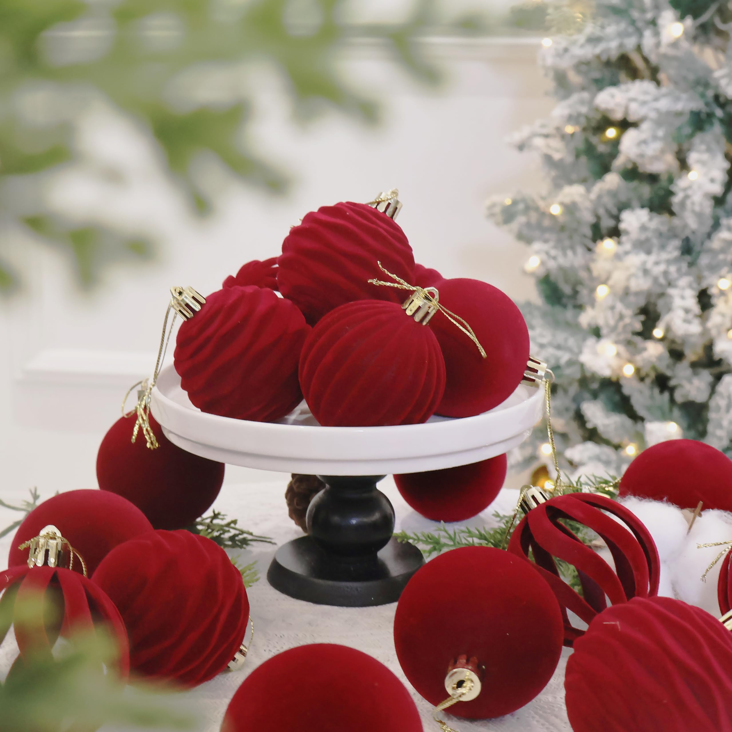Senjie kraft storage box open protecting ornaments for easy off-season storage