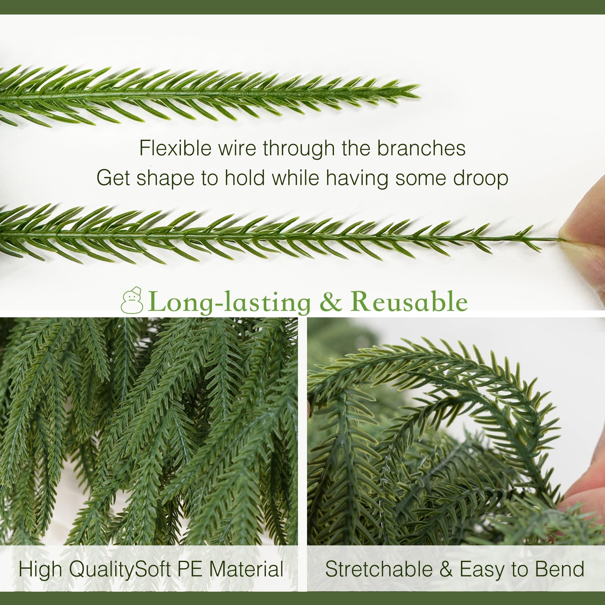 Senjie garland used as a table centerpiece for instant seasonal charm