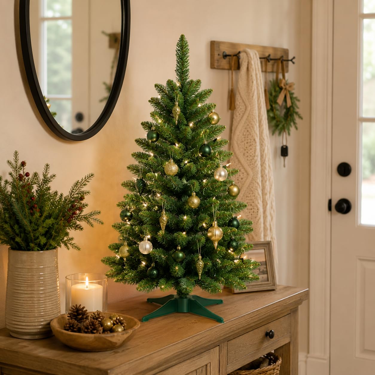 Senjie styled living room tabletop scene conveying seasonal atmosphere
