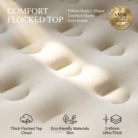 SENNOUL flocked surface close-up showing soft texture and skin-friendly comfort