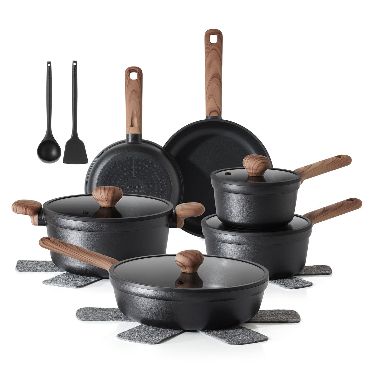 SENSARTE full 17-piece set displayed, ready to outfit your kitchen