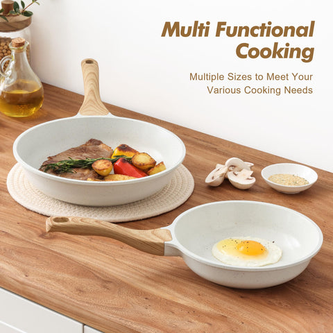 SENSARTE pan base showing induction-capable stainless steel for fast heating