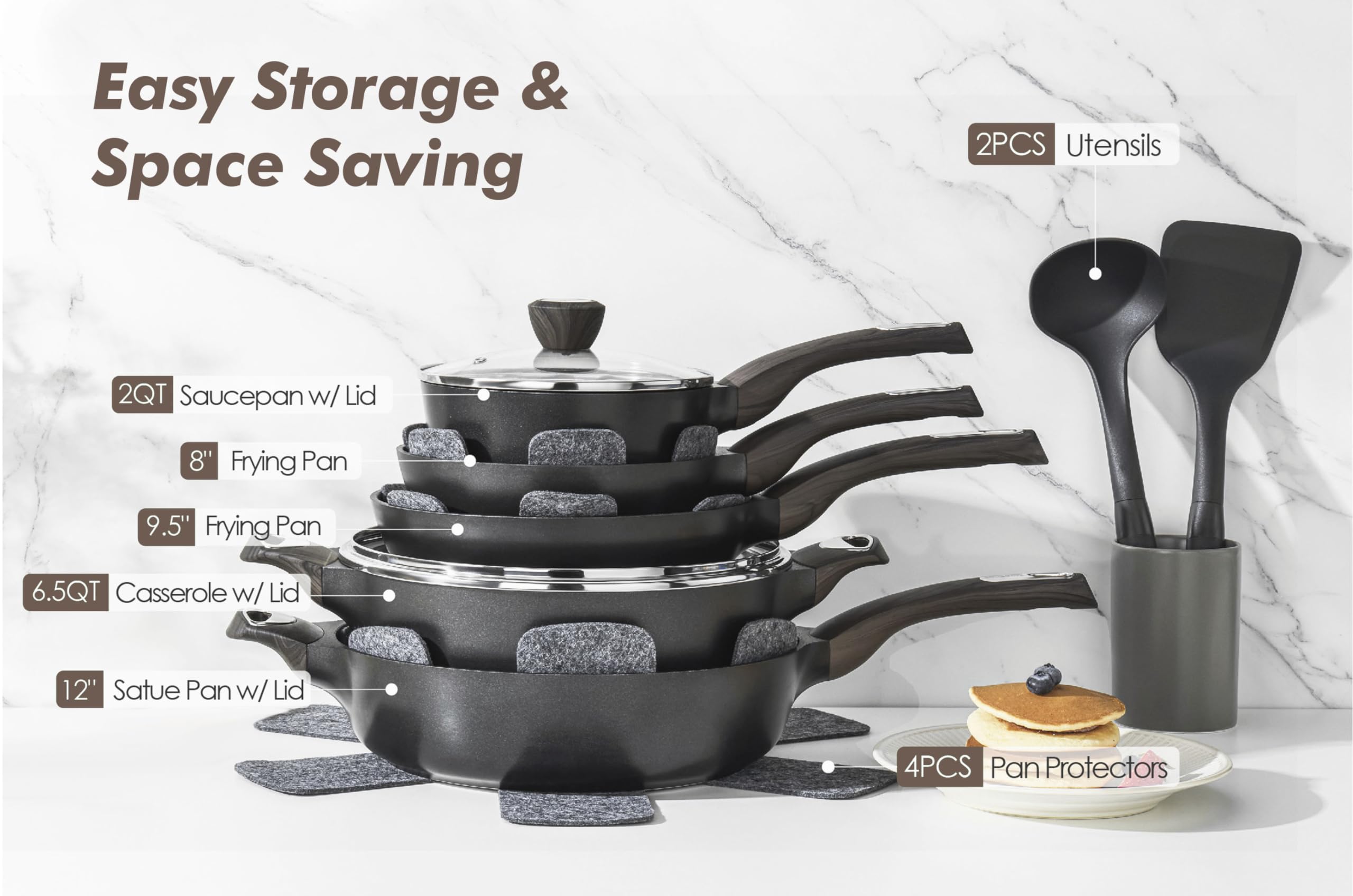 SENSARTE thick stainless-steel induction base for even heating