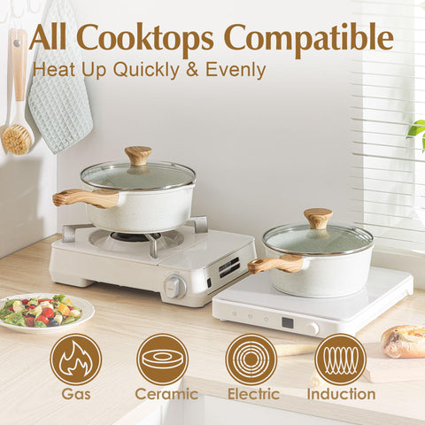 SENSARTE ceramic coating texture close-up for nonstick cooking benefit