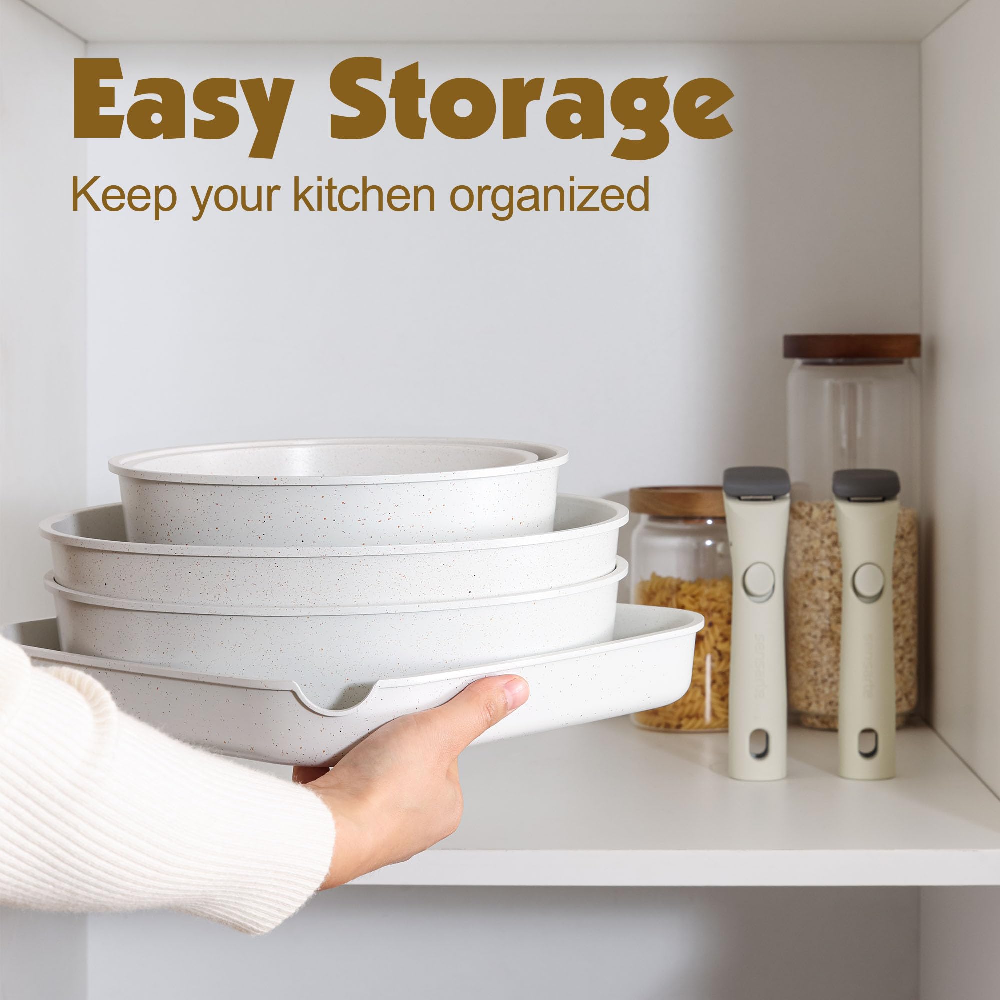 SENSARTE removable handle close-up showing secure lock and easy-detach convenience