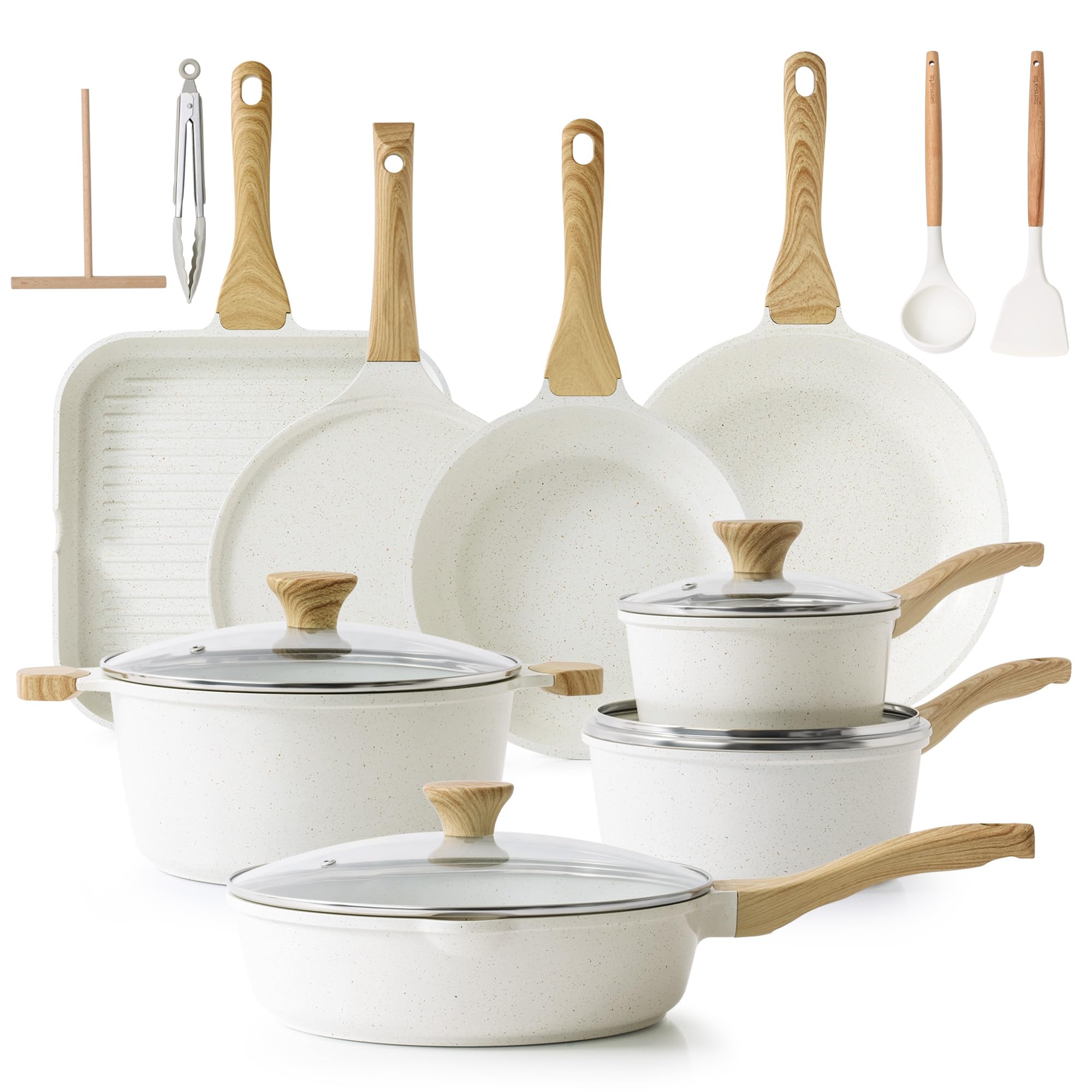 SENSARTE front view of full 23-piece set showing organized layout and coverage