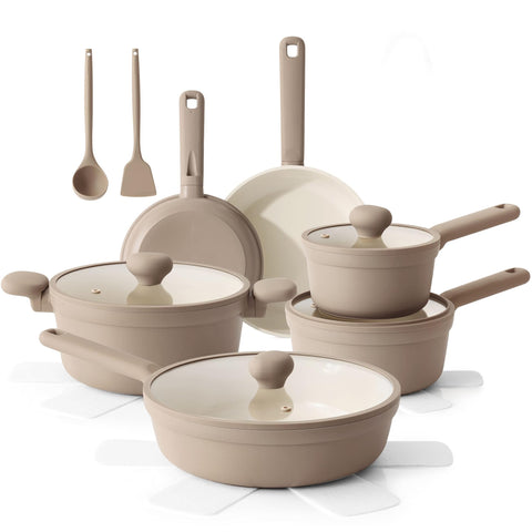 SENSARTE front packaging showing set components and healthy ceramic benefit