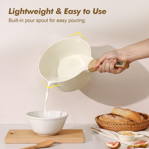 SENSARTE tempered glass lid with vent showing visibility and reduced splatter benefit