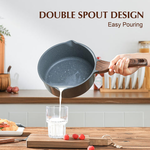 SENSARTE tempered glass lid close-up allowing visual cooking control and splash reduction