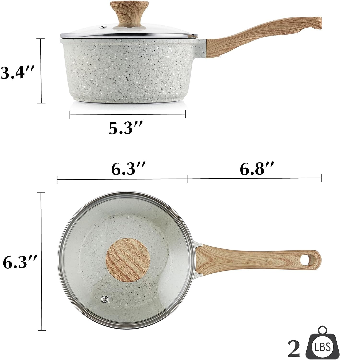 SENSARTE saucepan simmering tomato sauce demonstrating even heat distribution