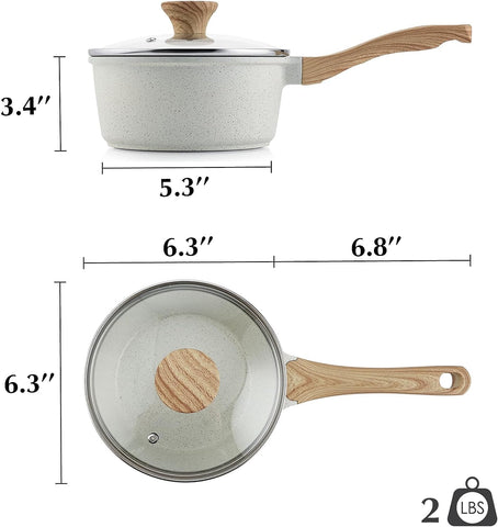 SENSARTE saucepan simmering tomato sauce demonstrating even heat distribution