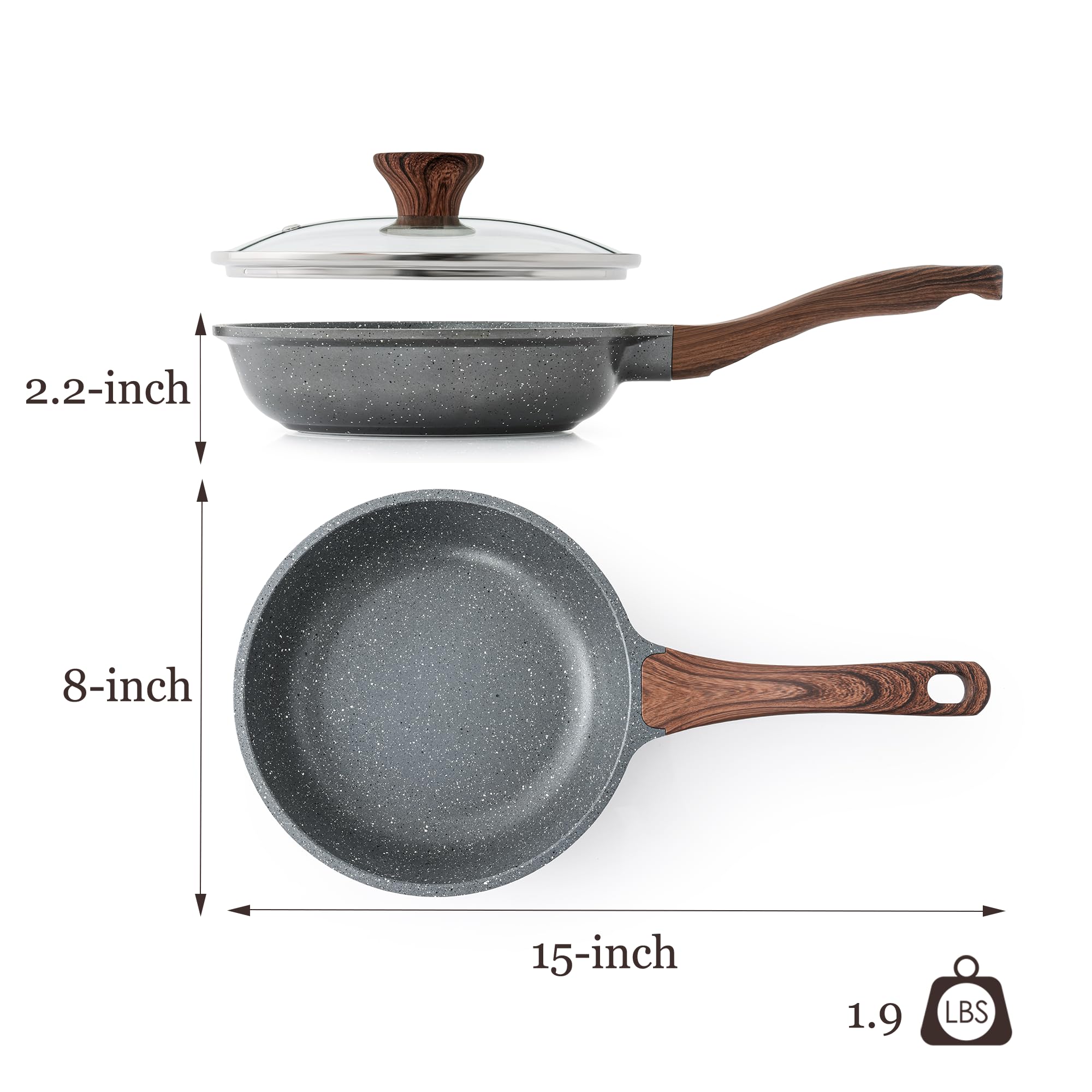 SENSARTE skillet on a breakfast table, ready-made omelet lifestyle scene