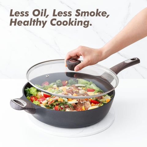 SENSARTE skillet served on countertop showing everyday meal versatility benefit